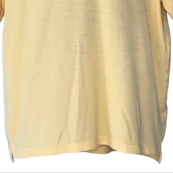Sun River Pique Polo Shirt Collared Yellow Short Sleeve Men’s Size XL - Picture 4 of 8